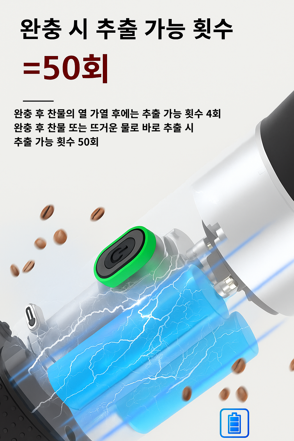 전기 그라인더, 여행용 3 in 1 휴대용 커피 머신, 카페용 휴대용 커피 패치 커피 머신, 주방용품