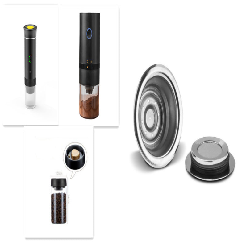 전기 그라인더, 여행용 3 in 1 휴대용 커피 머신, 카페용 휴대용 커피 패치 커피 머신, 주방용품