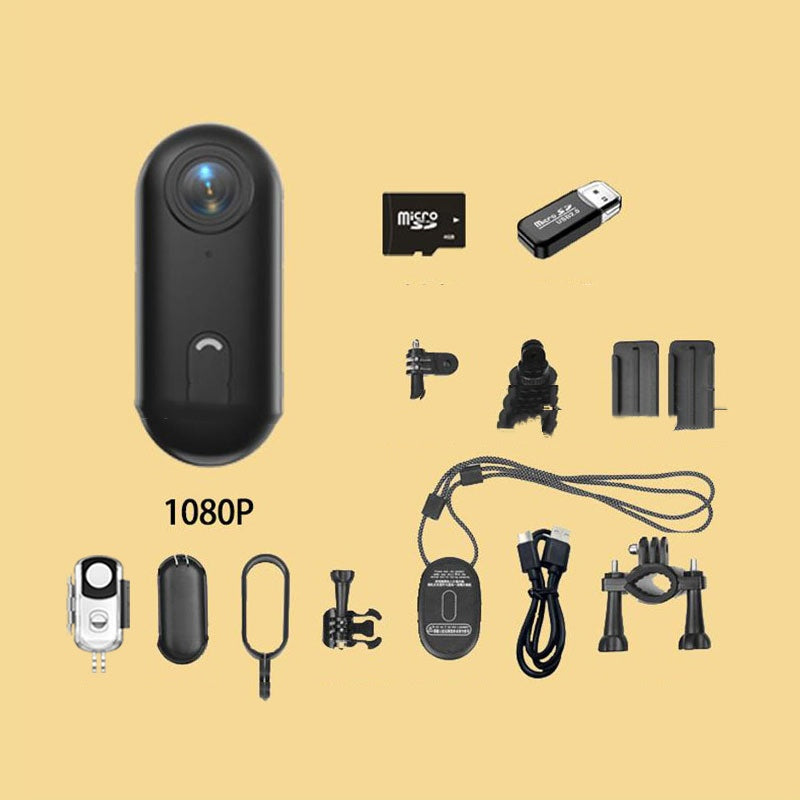 아웃도어용 4K 미니 액션캠(바디캠)