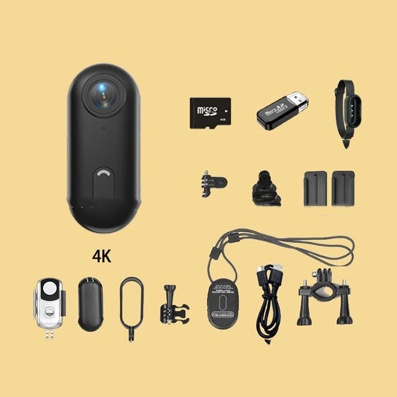 아웃도어용 4K 미니 액션캠(바디캠)
