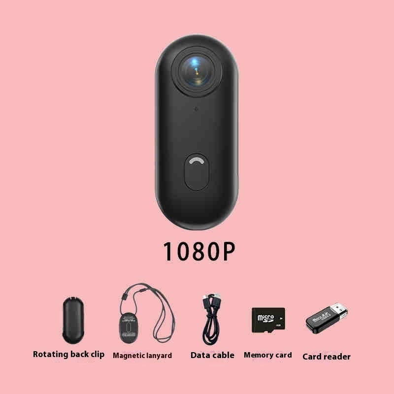 아웃도어용 4K 미니 액션캠(바디캠)