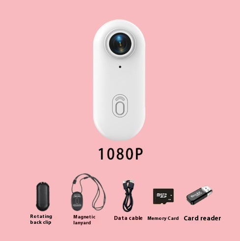 아웃도어용 4K 미니 액션캠(바디캠)